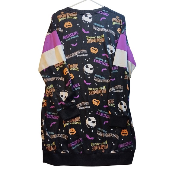 Disney Nightmare Before Christmas Nightgown Sleepwear Halloween Town Womens‎ LG - Picture 6 of 8